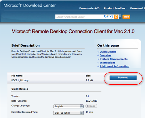 microsoft remote desktop mac server